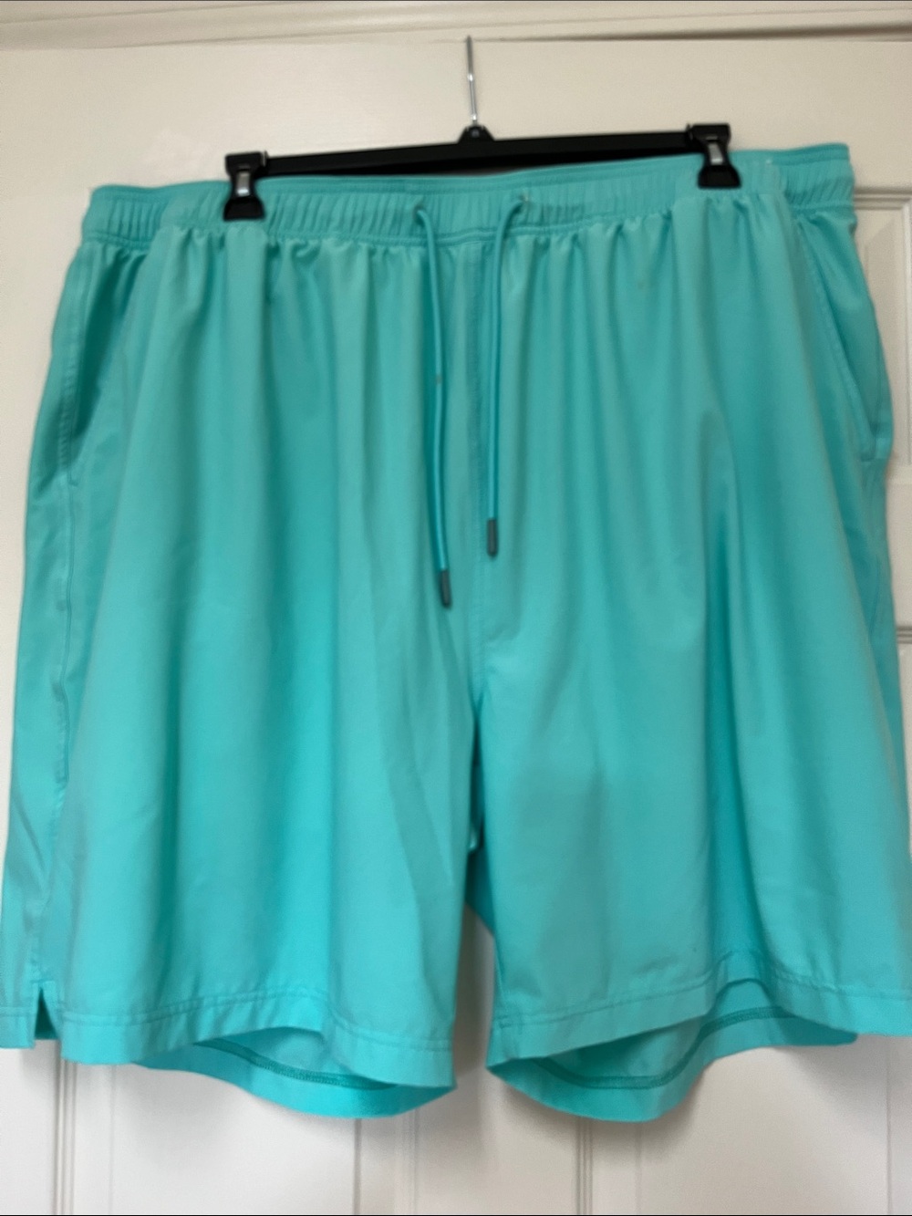 Caribbean Teal Athletic Swim Shorts